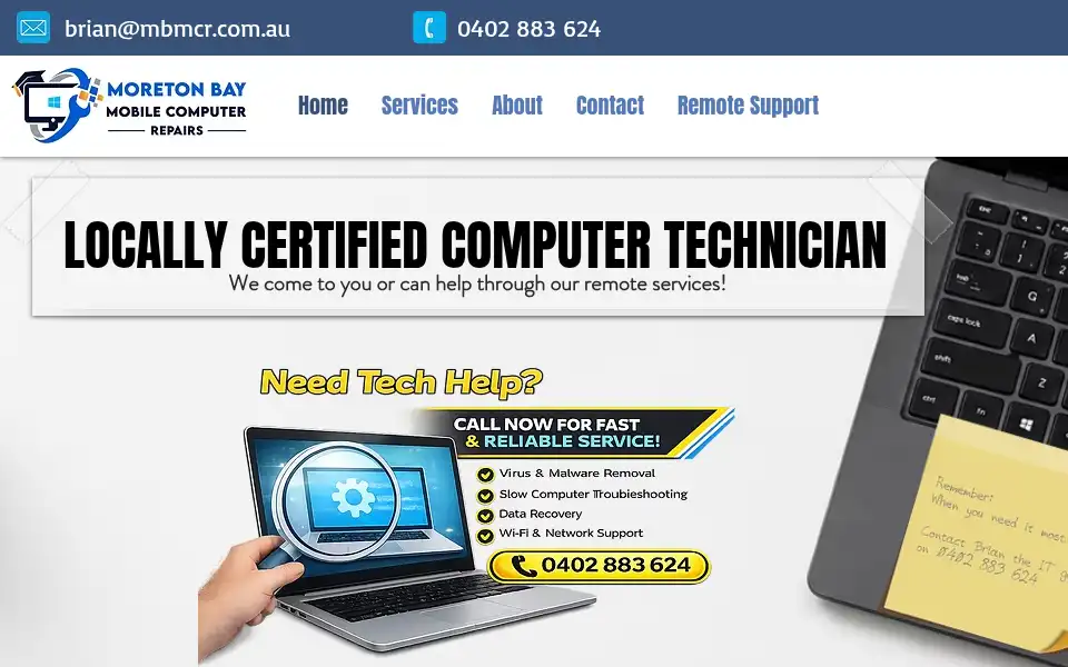 Screenshot of mbmcr.com.au
