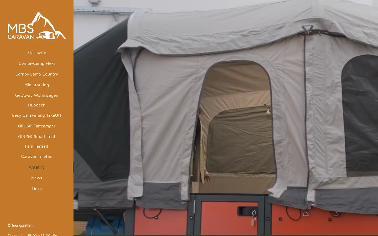 Screenshot of mbs-caravan.de