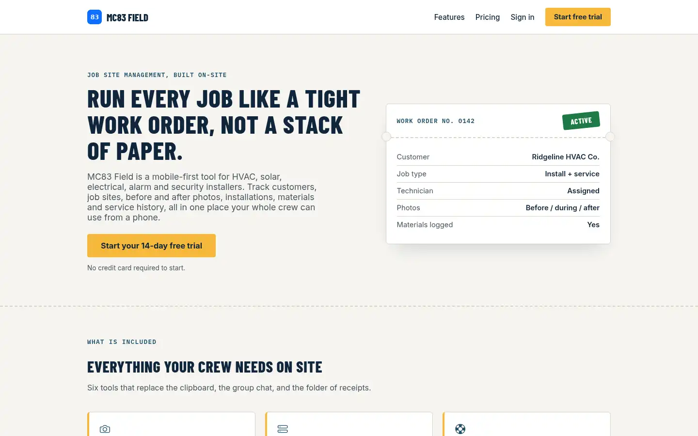 Screenshot of mc-83.com