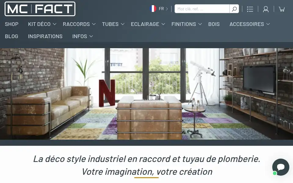 Screenshot of mc-fact.eu