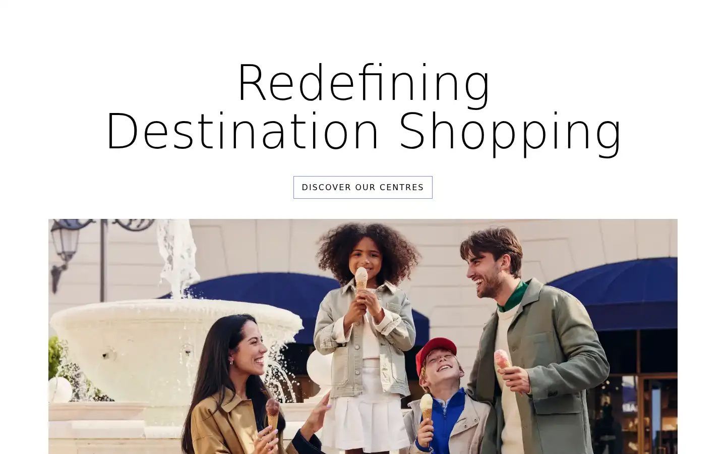 Screenshot of mcarthurglen.com