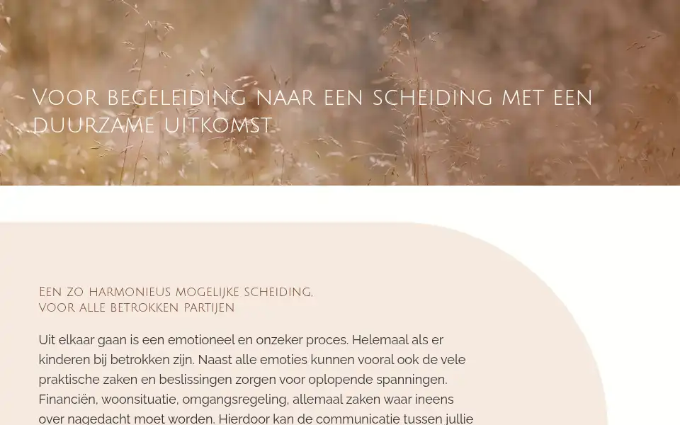 Screenshot of mcbmediation.nl