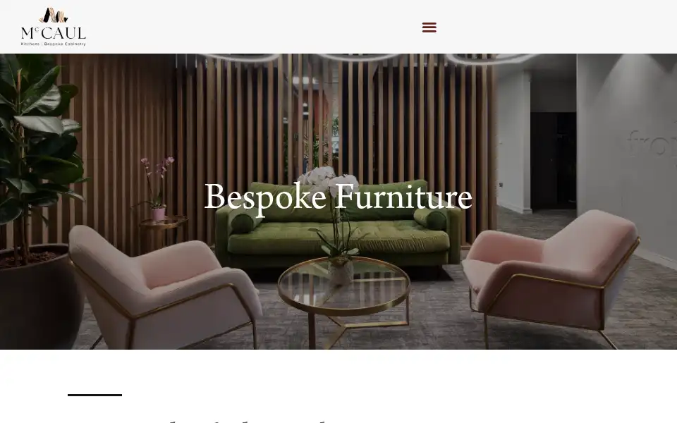 Screenshot of mccaulkitchens.ie