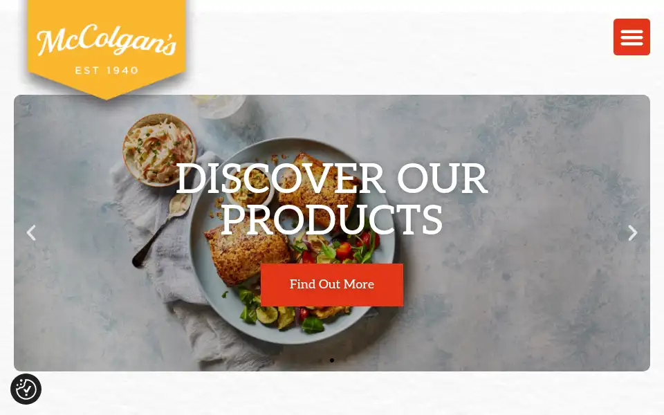 Screenshot of mccolgans.ie