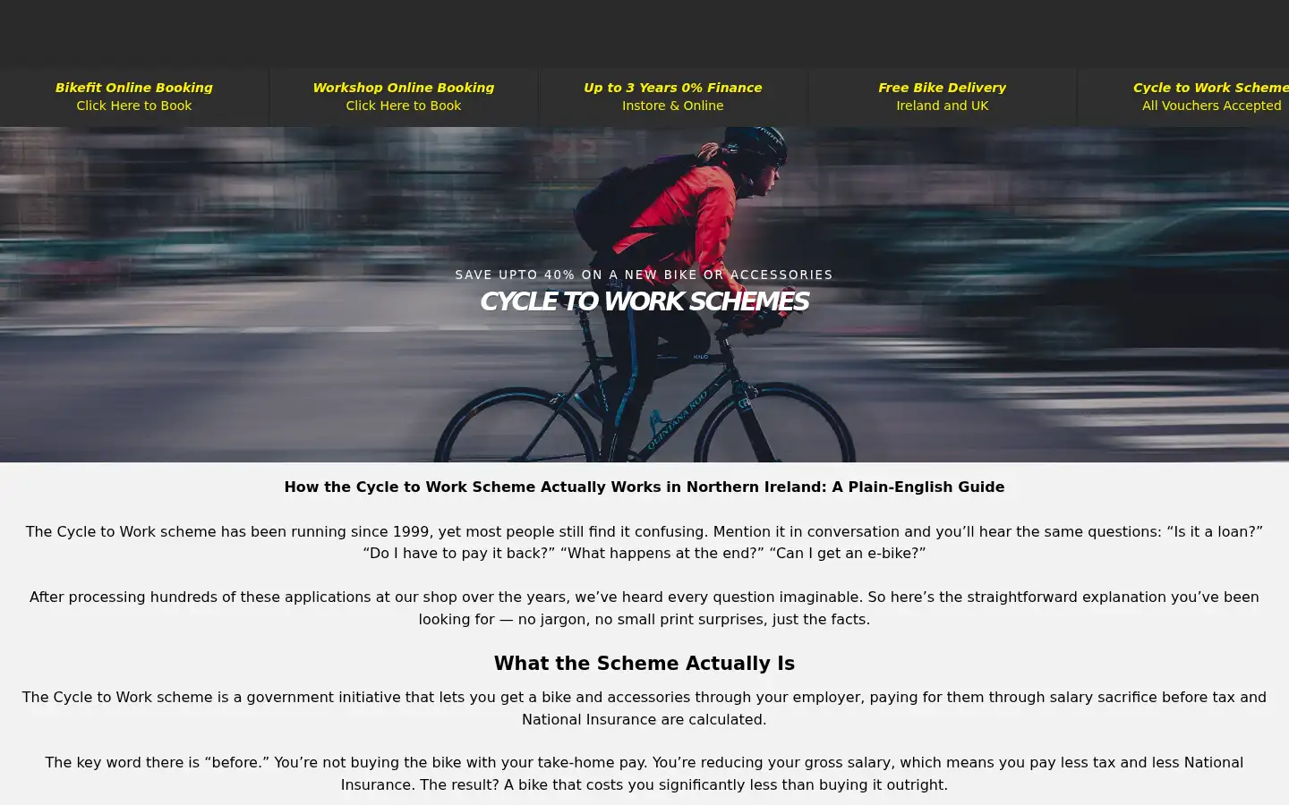 Screenshot of mcconveycycles.com