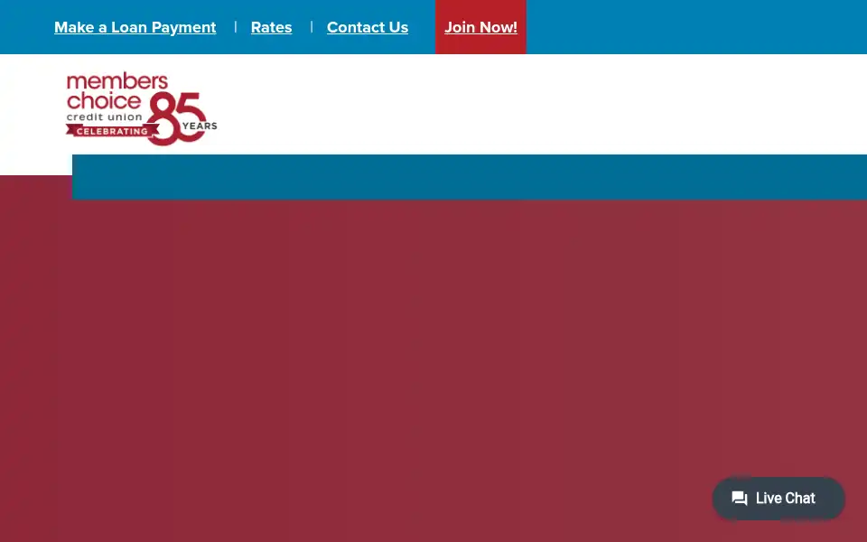 Screenshot of mccu.com