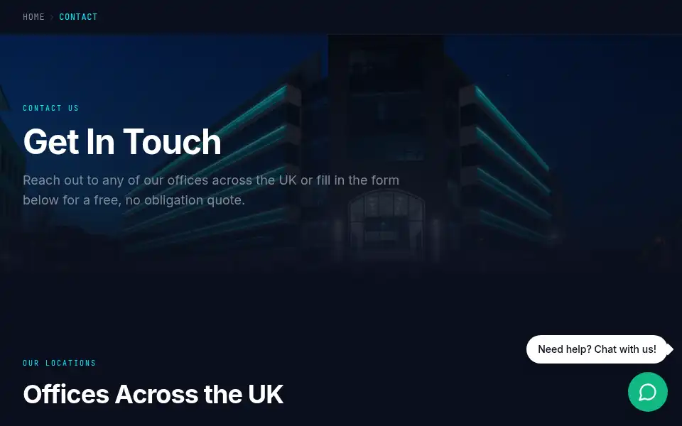 Screenshot of mcdsecurity.co.uk