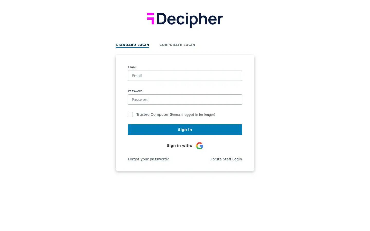 Screenshot of mcg.decipherinc.com