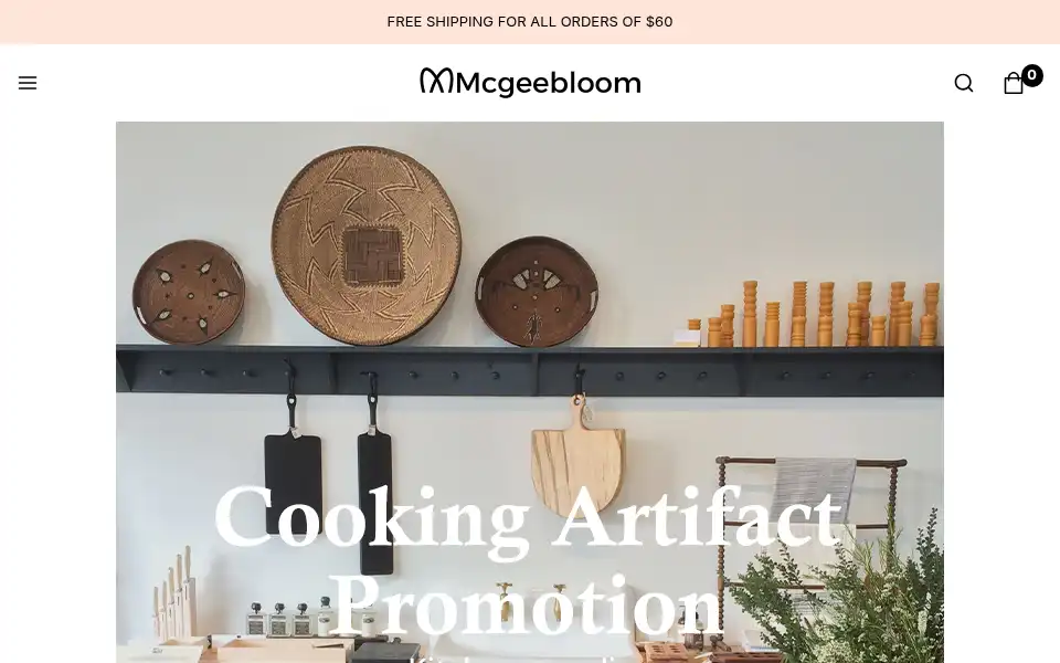 Screenshot of mcgeebloom.com