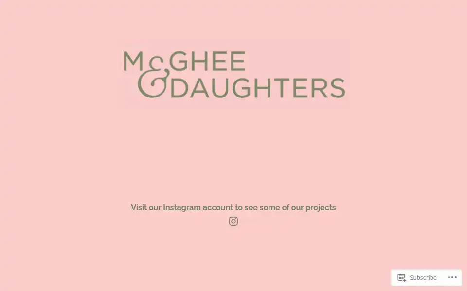Screenshot of mcgheeanddaughters.com