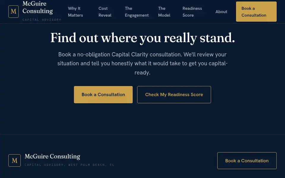 Screenshot of mcguireconsultingagency.com