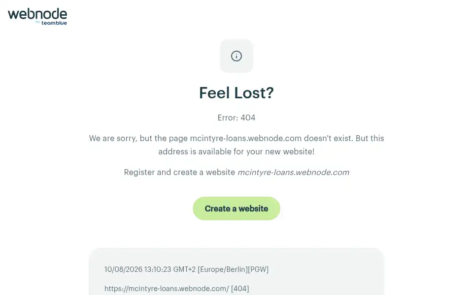 Screenshot of mcintyre-loans.webnode.com