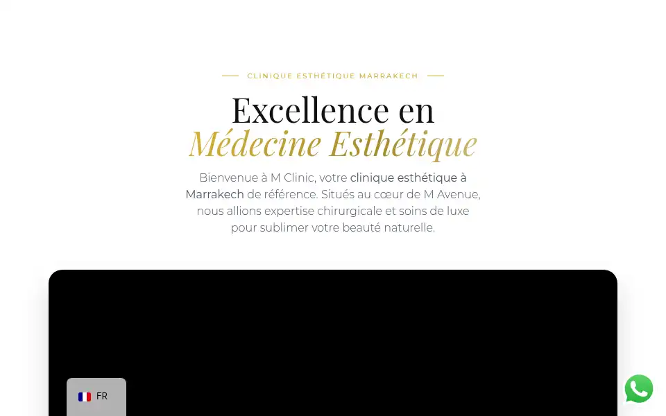 Screenshot of mclinicmorocco.com