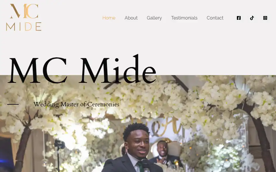 Screenshot of mcmide.com