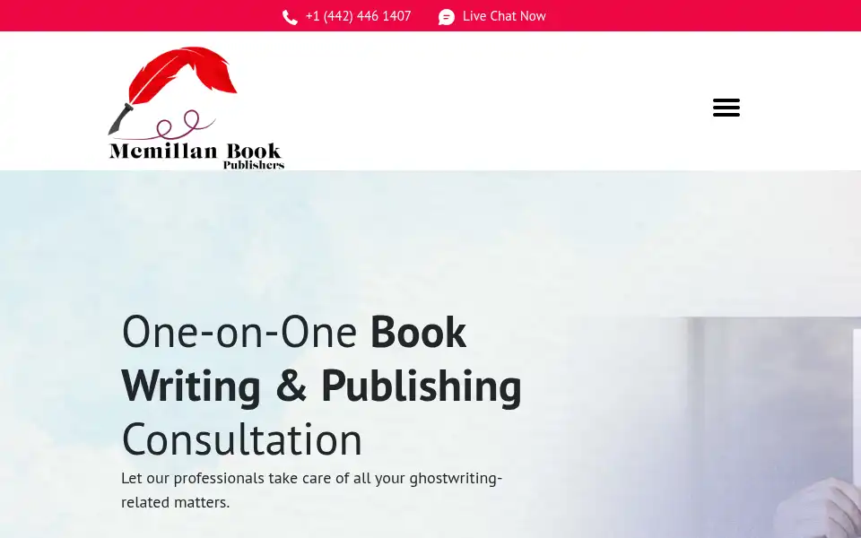 Screenshot of mcmillanbookpublishers.com