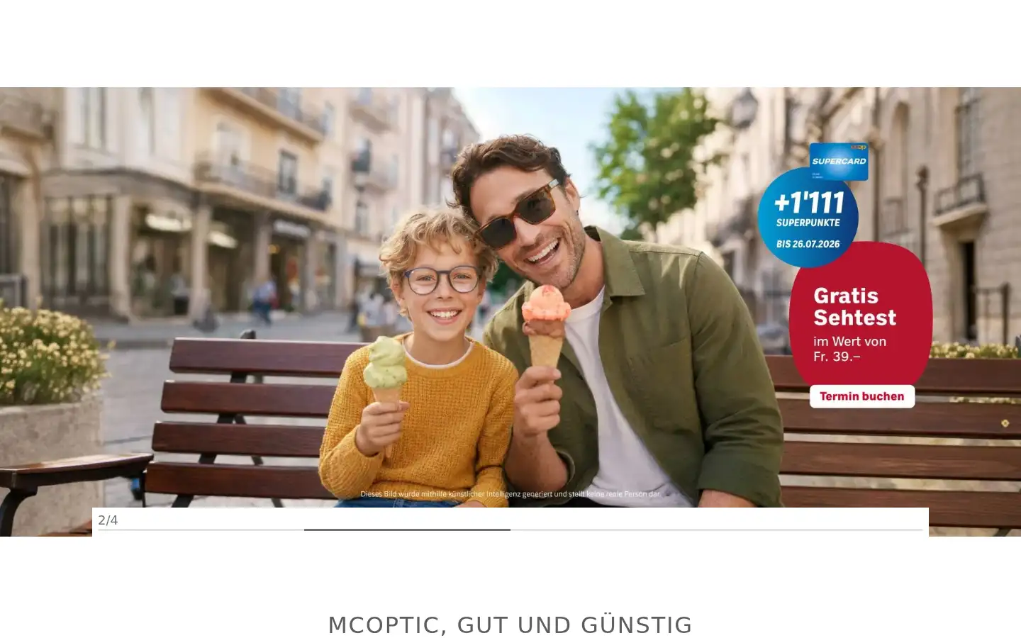 Screenshot of mcoptic.ch
