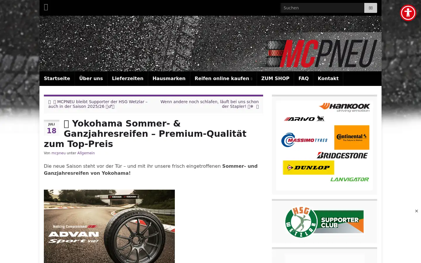 Screenshot of mcpneu.com