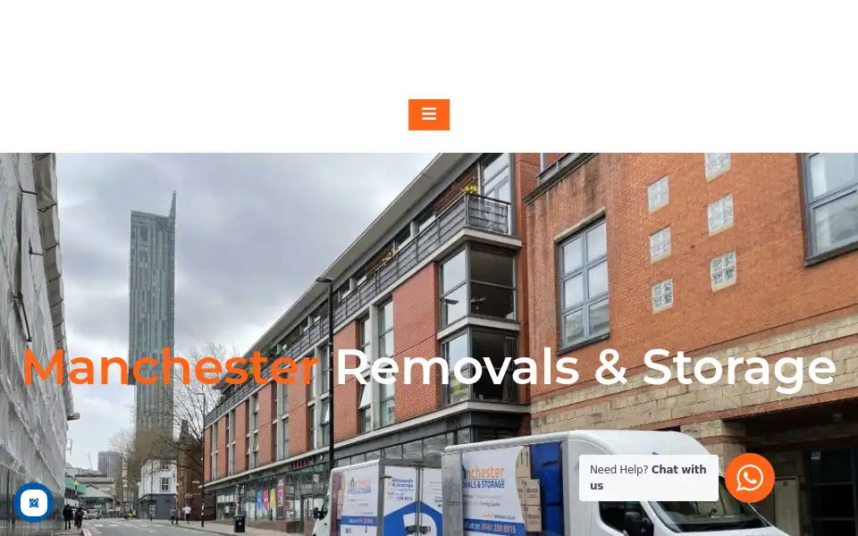 Screenshot of mcrremovals.co.uk
