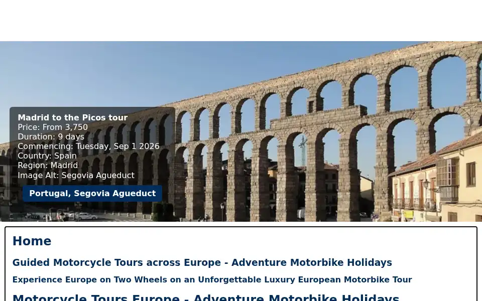 Screenshot of mctours.eu
