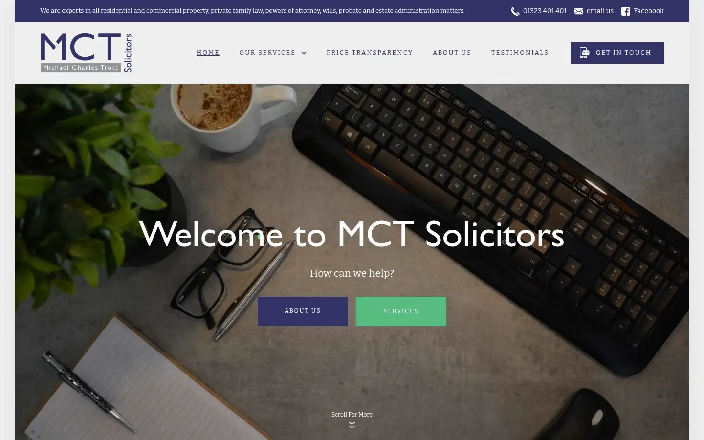 Screenshot of mctsolicitors.co.uk