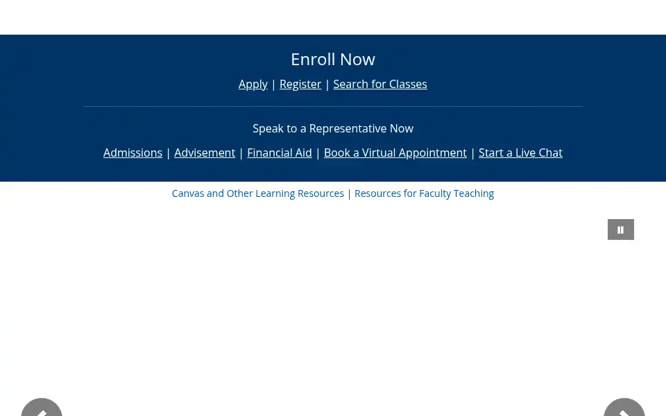 Screenshot of mdc.edu