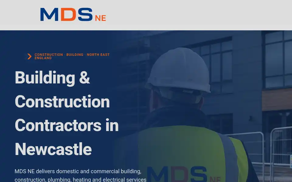 Screenshot of mdsne.co.uk
