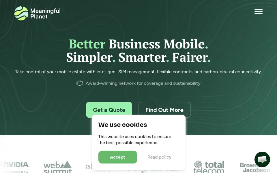 Screenshot of meaningfulplanet.co.uk
