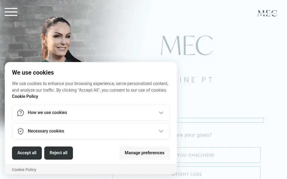 Screenshot of meconlinept.com
