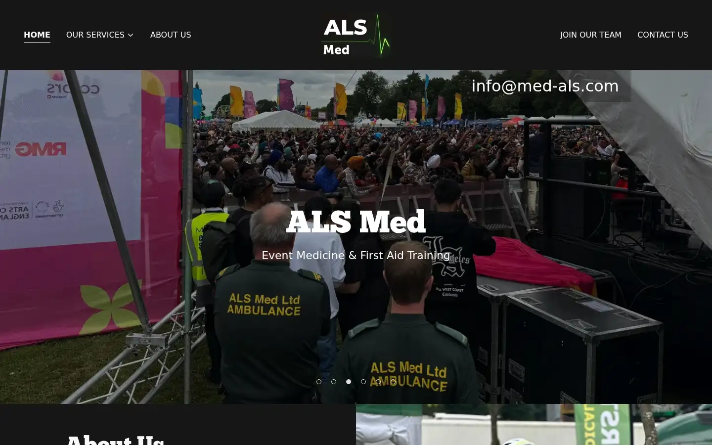 Screenshot of med-als.com
