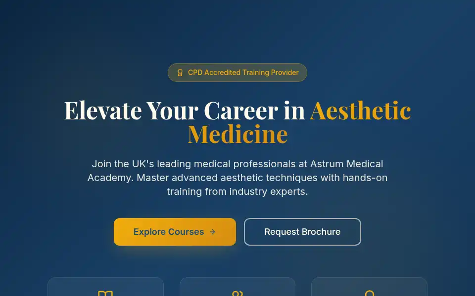 Screenshot of medastrum.co.uk