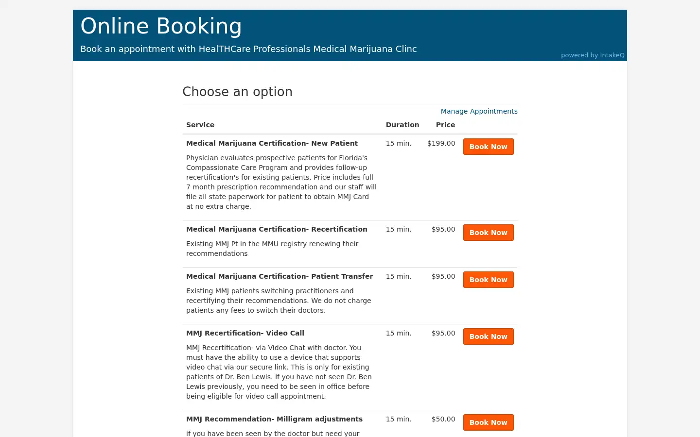 Screenshot of medcardtoday.com