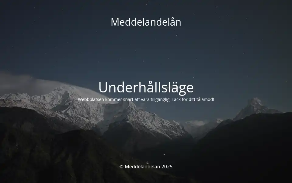 Screenshot of meddelandelan.se