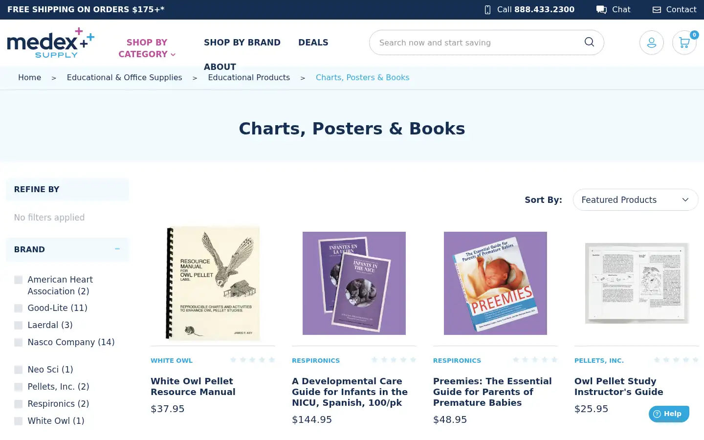 Screenshot of medexsupply.com