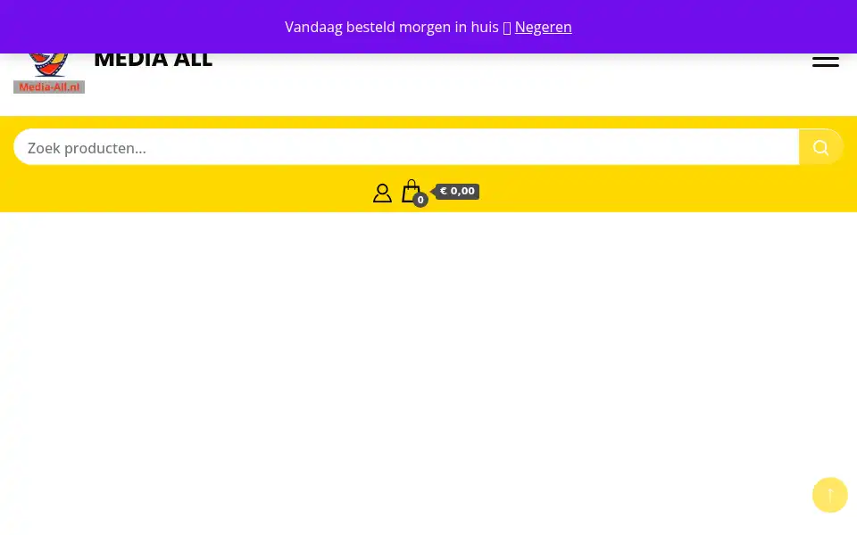Screenshot of media-all.nl