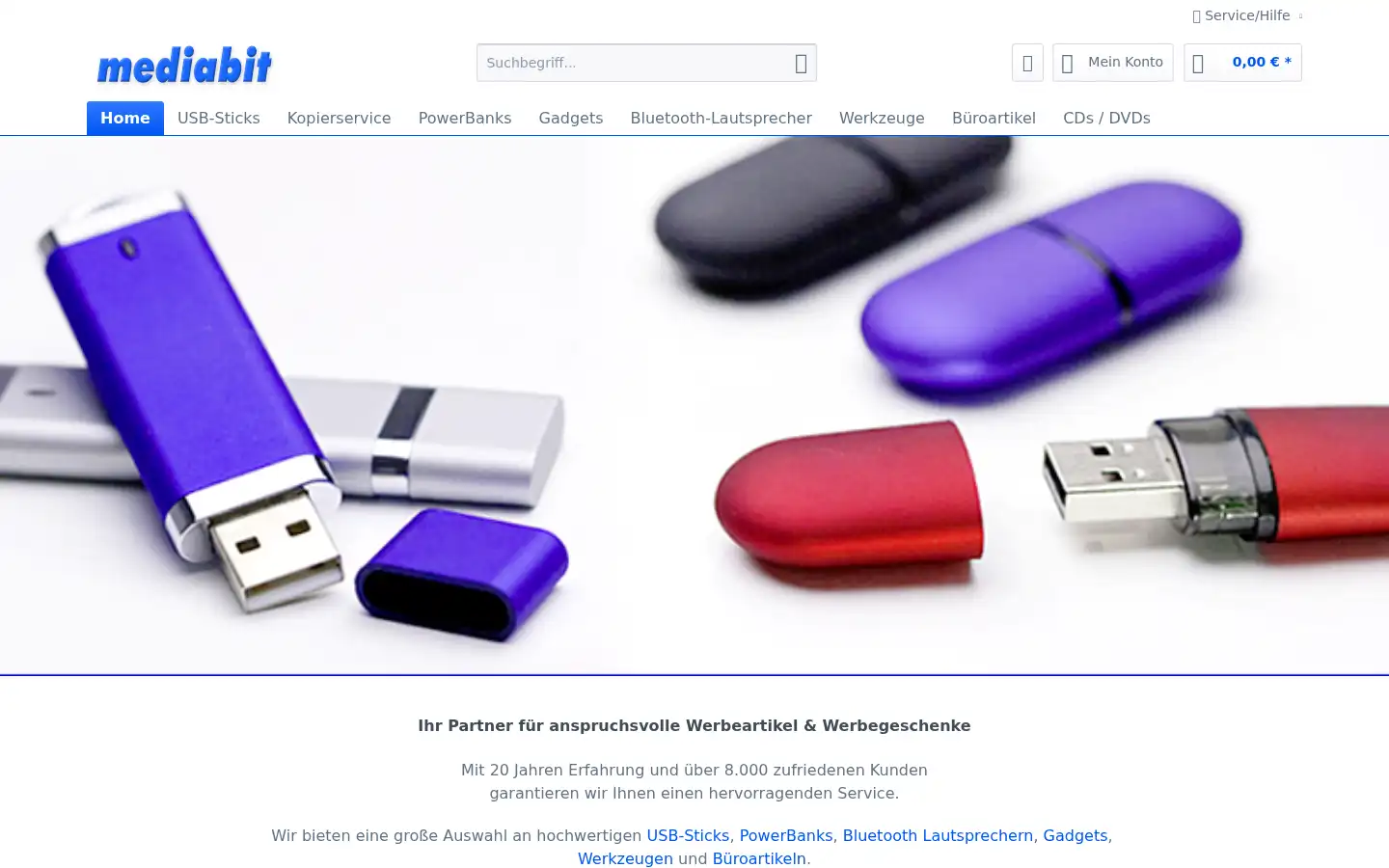 Screenshot of mediabit.de