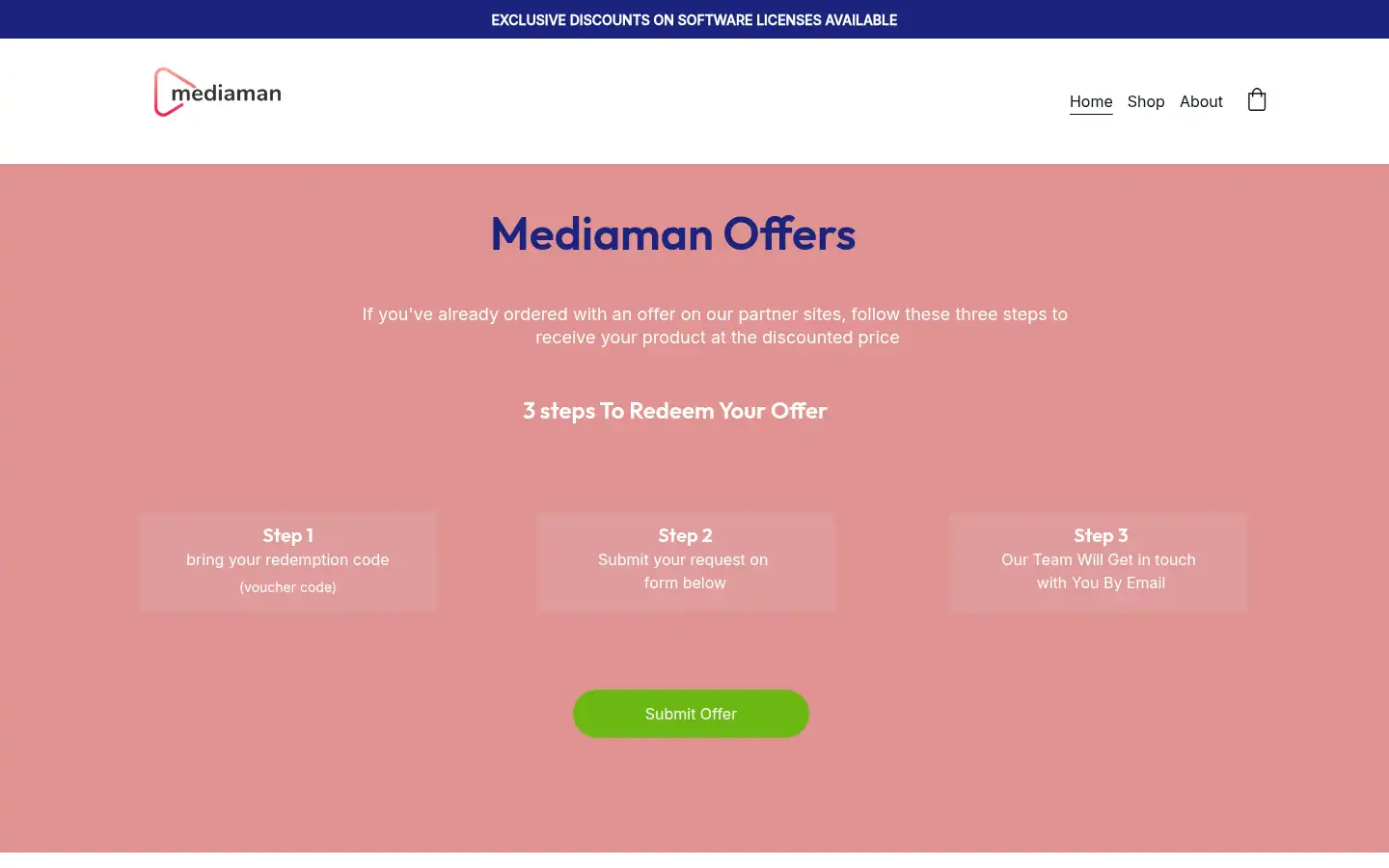Screenshot of mediamansoft.com
