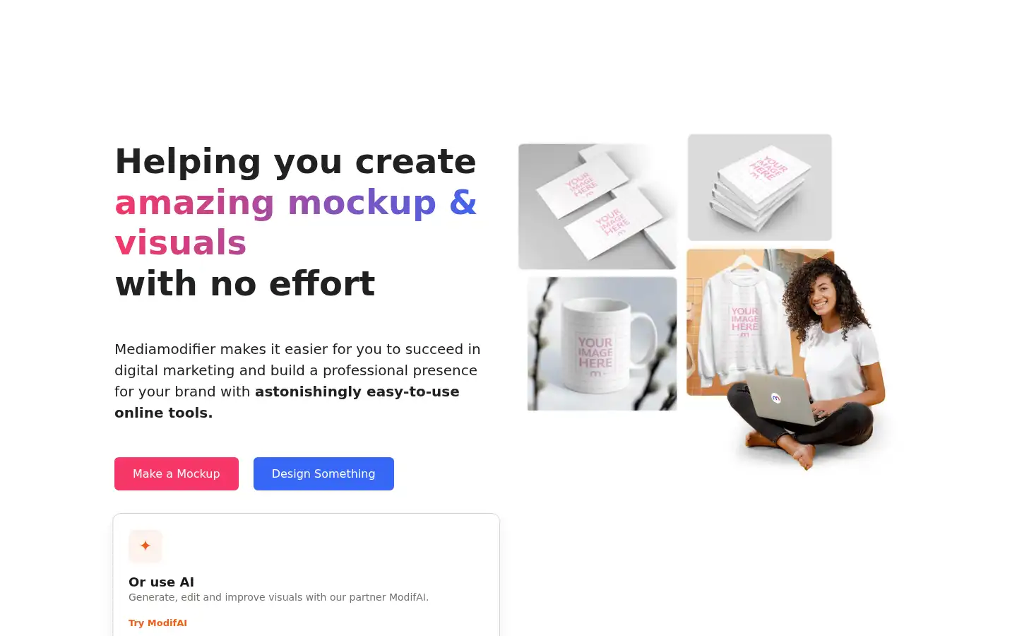 Screenshot of mediamodifier.com