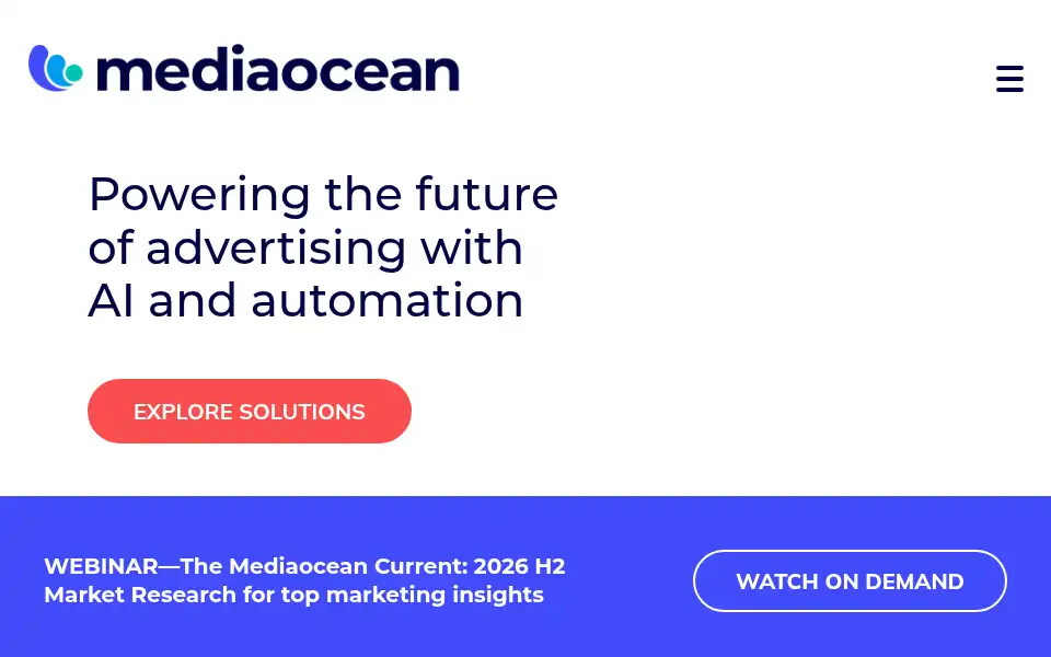 Screenshot of mediaocean.com