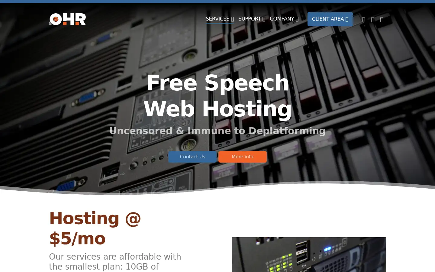 Screenshot of mediaserve.com