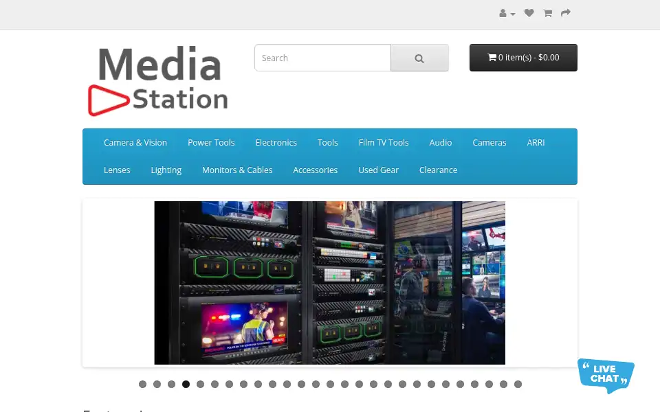 Screenshot of mediastation.com.au