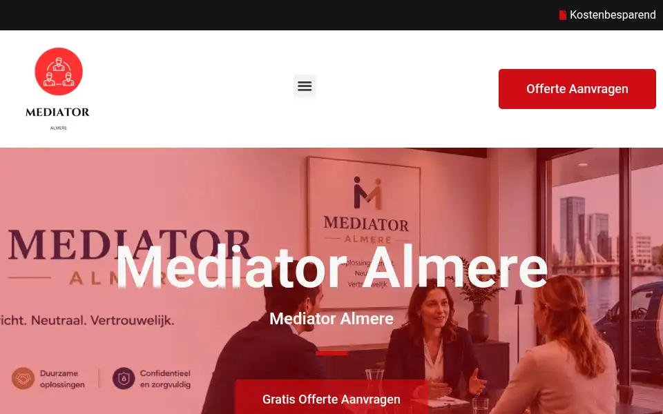 Screenshot of mediatoralmere.com