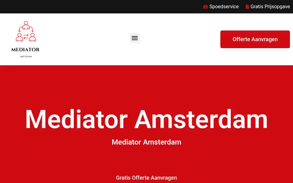 Screenshot of mediatoramsterdam.com