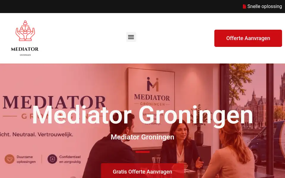 Screenshot of mediatorgroningen.com