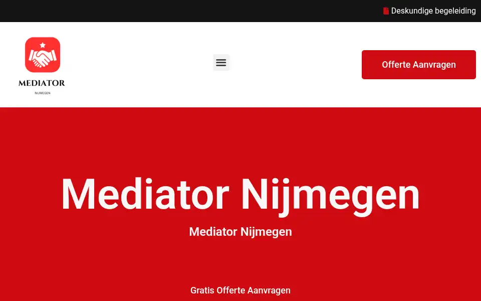 Screenshot of mediatornijmegen.net