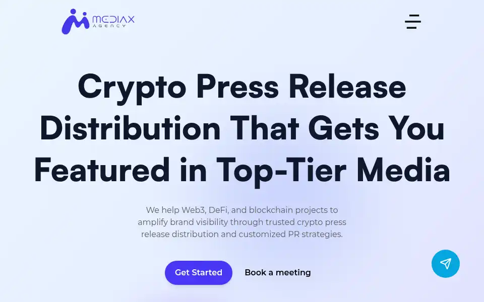 Screenshot of mediax.agency