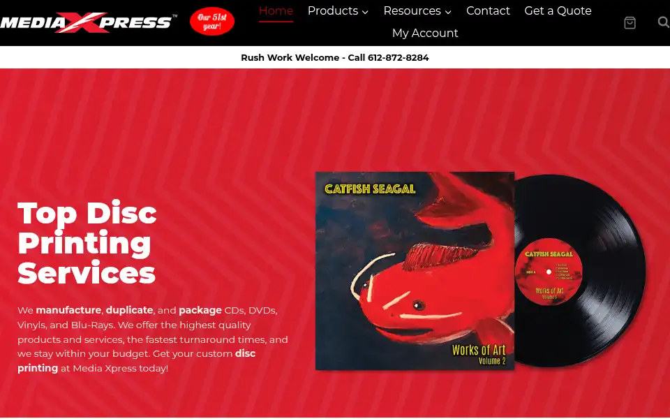 Screenshot of mediaxpress.net