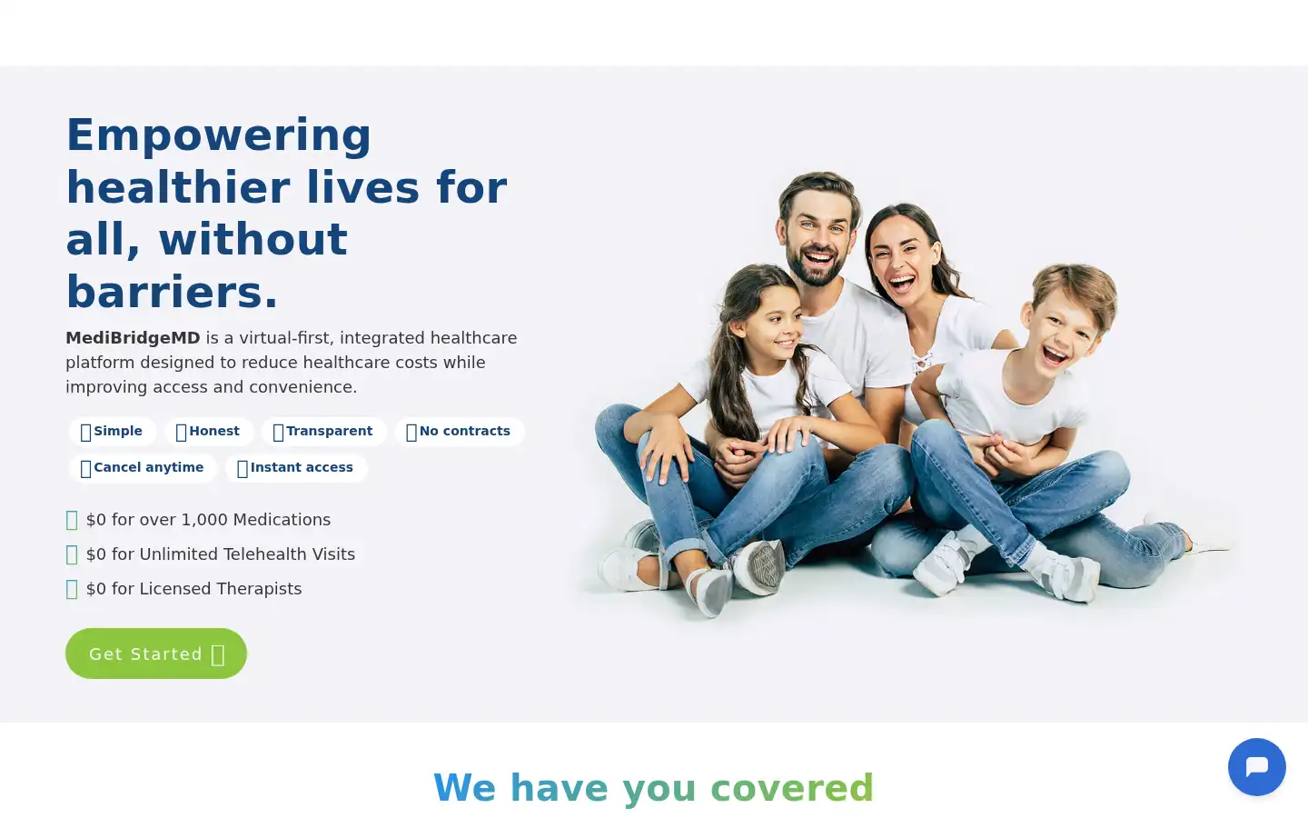 Screenshot of medibridgemd.com