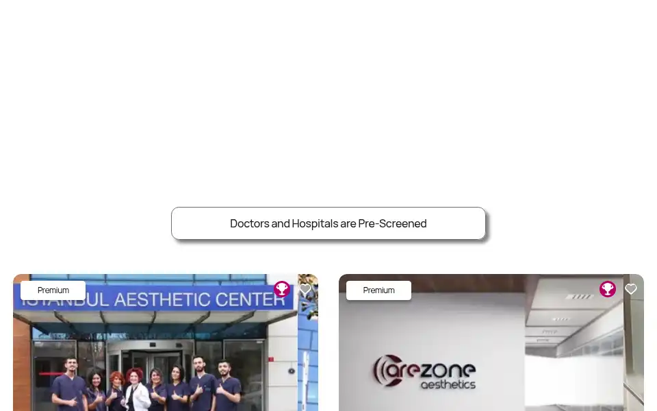 Screenshot of medicaldepartures.com