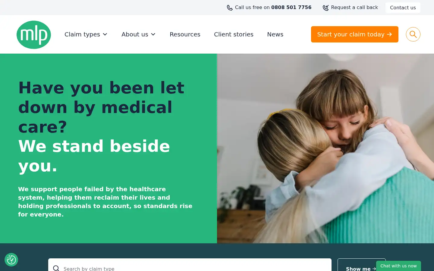 Screenshot of medicallaw.co.uk