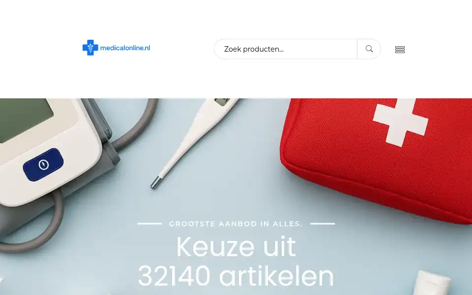 Screenshot of medicalonline.nl
